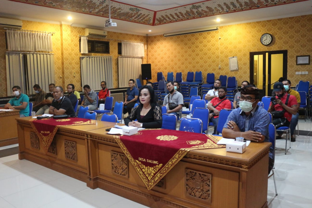 Peran Krusial Kelian Dinas dalam Persiapan Sosialisasi  Pemilihan Perbekel Dalung 2022